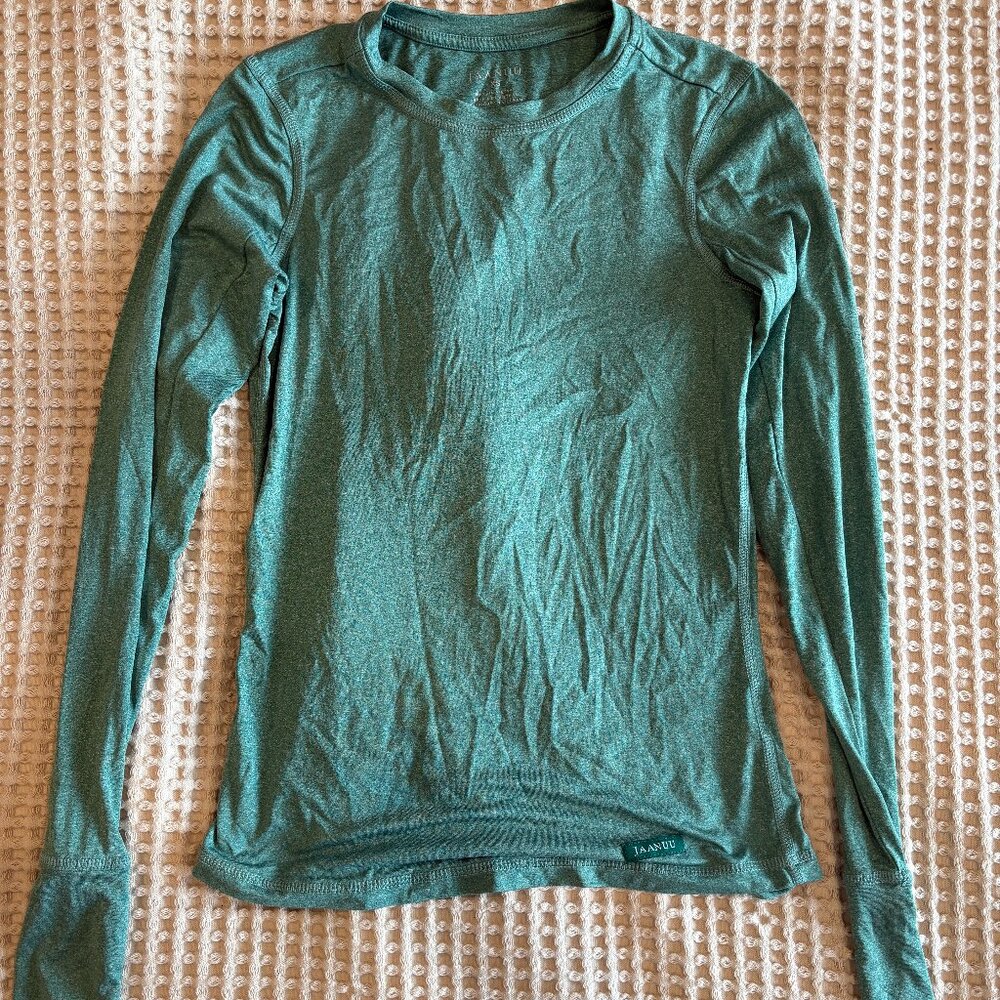 JAANUU WOMEN's HEATHER GREEN UNDERSCRUB